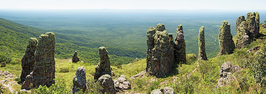 Big standing monolitic rocks at Serrania de Chiquitania Photograph by Dirk Ercken