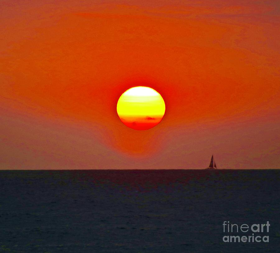 Big Sun Photograph by Craig Wood