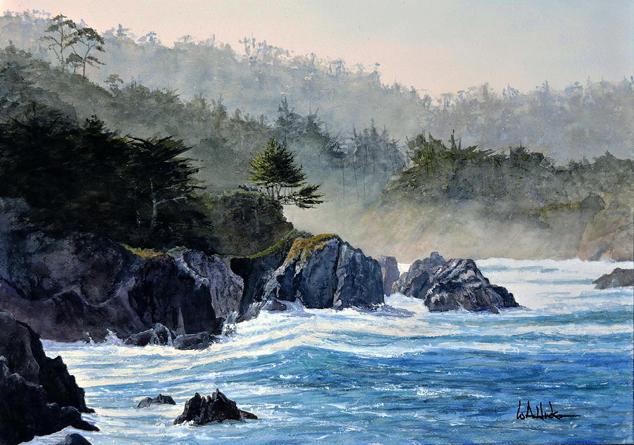 Nature Painting - Big Sur by Bill Hudson