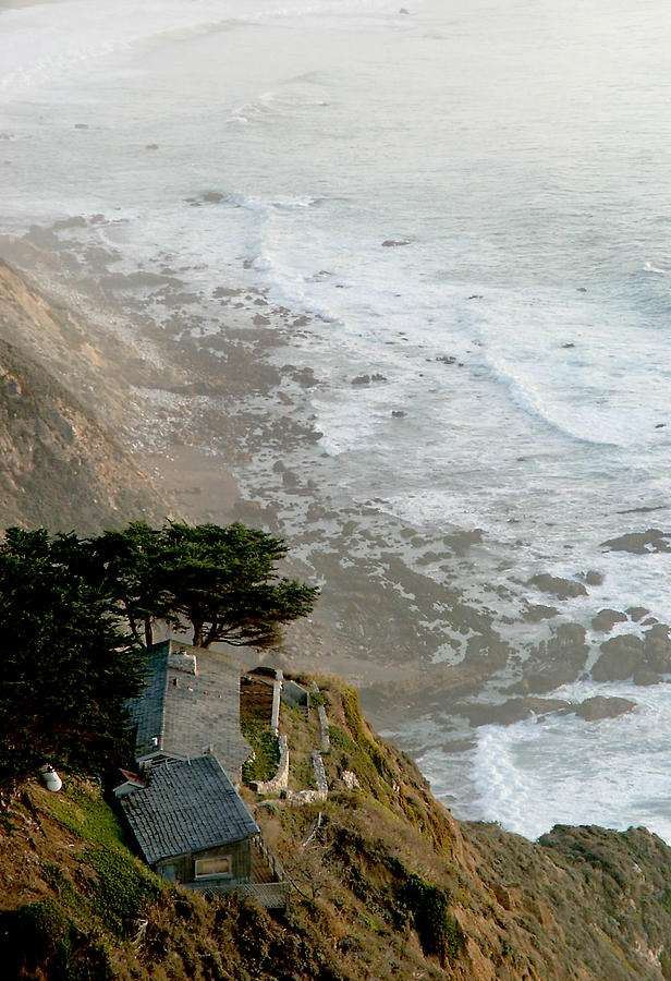 Big Sur Cliff House Photograph by Val Jolley