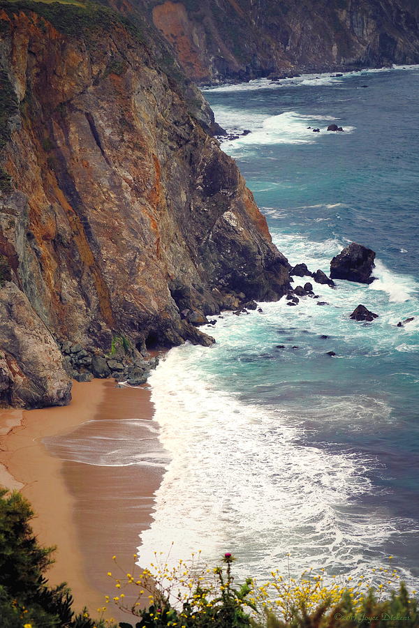 Big Sur Cliffs Two Photograph by Joyce Dickens