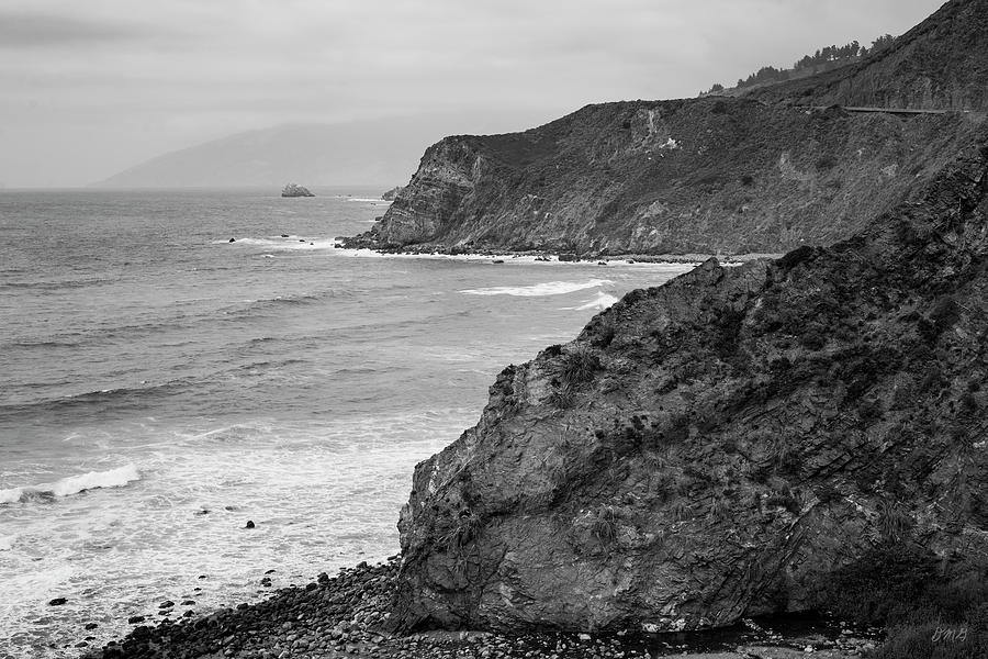 Black And White Photograph - Big Sur Coast II BW  by David Gordon