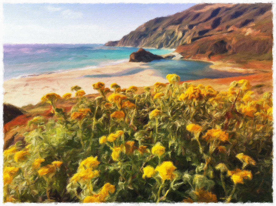 Big Sur In Summer Painting