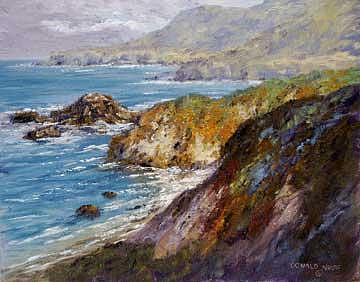 Big Sur Painting - Big Sur Light by Donald Neff Big Sur Painting - Big Sur Light by Donald Neff