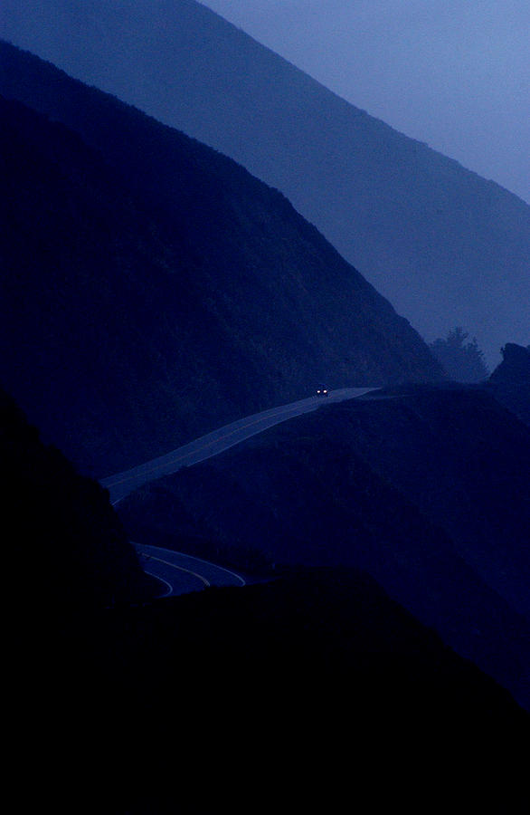 Big Sur Road Photograph by Val Jolley