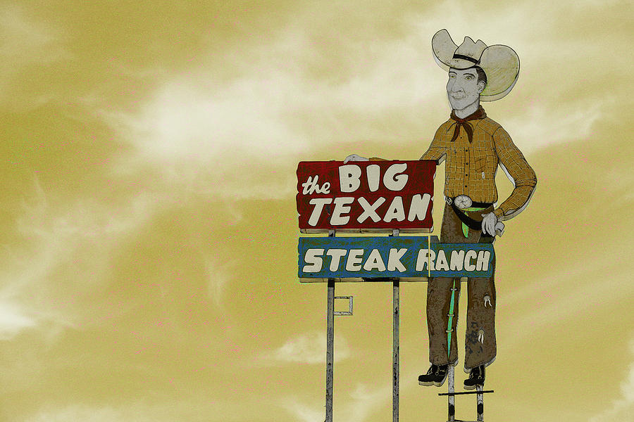 Amarillo Photograph - Big Texan Steak Ranch - #5 by Stephen Stookey Amarillo Photograph - Big Texan Steak Ranch - #5 by Stephen Stookey