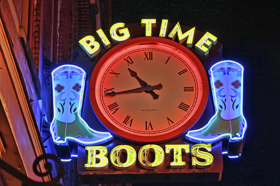Big Time Boots # 2 - Nashville Photograph by Allen Beatty