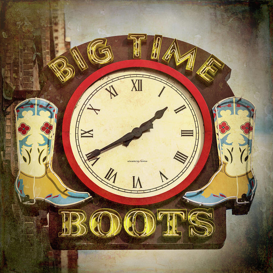 Big Time Boots - Nashville Photograph by Stephen Stookey