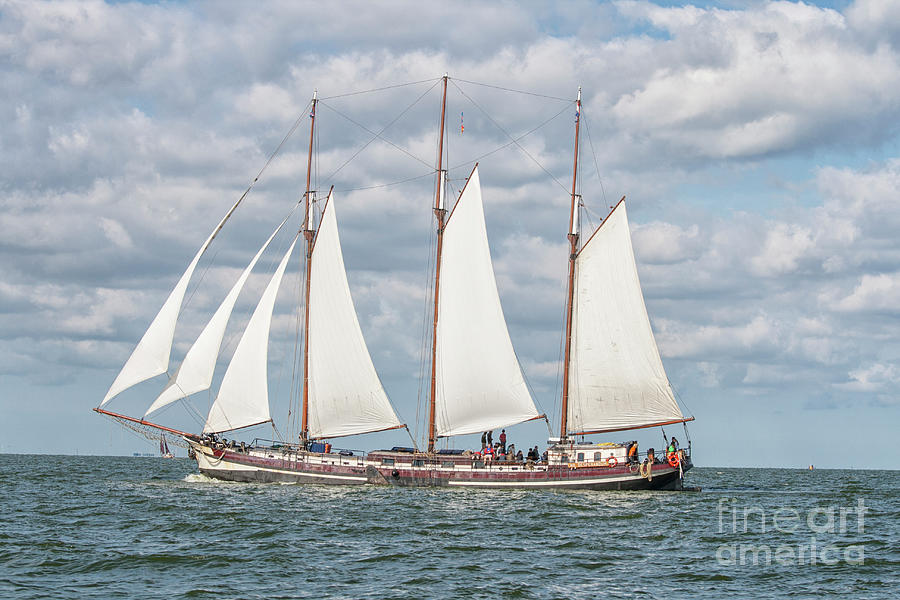 Big traditional Dutch sailing boat Photograph by Patricia Hofmeester