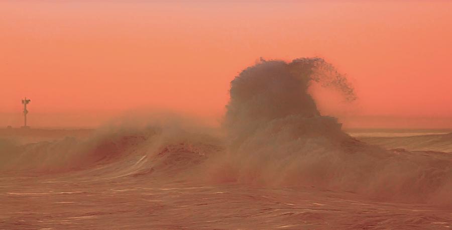 Big Wave at Dawn Photograph by Gus McCrea