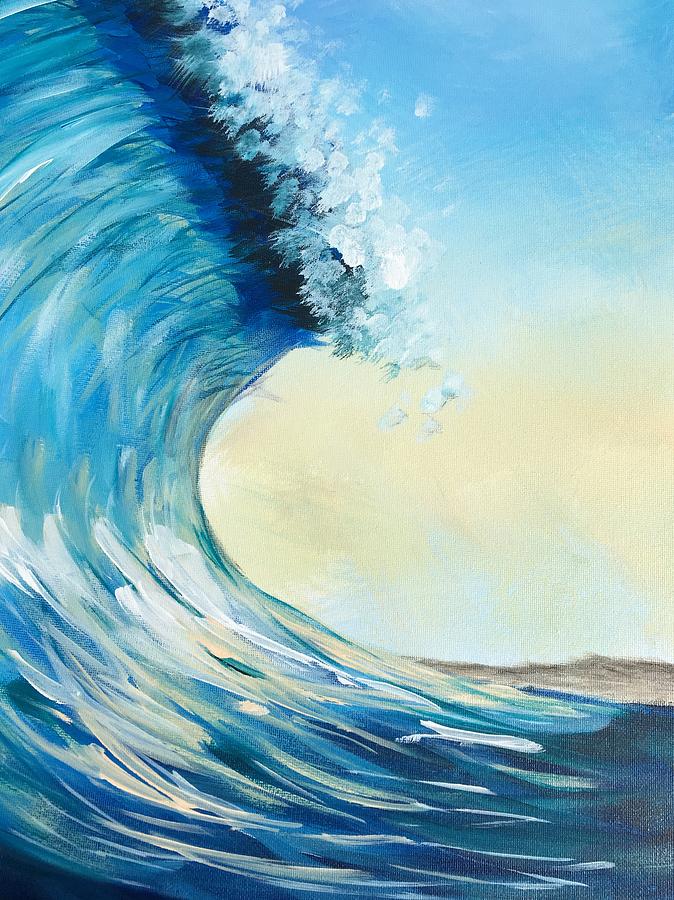 Big Wave Painting by Chris McCormick - Fine Art America