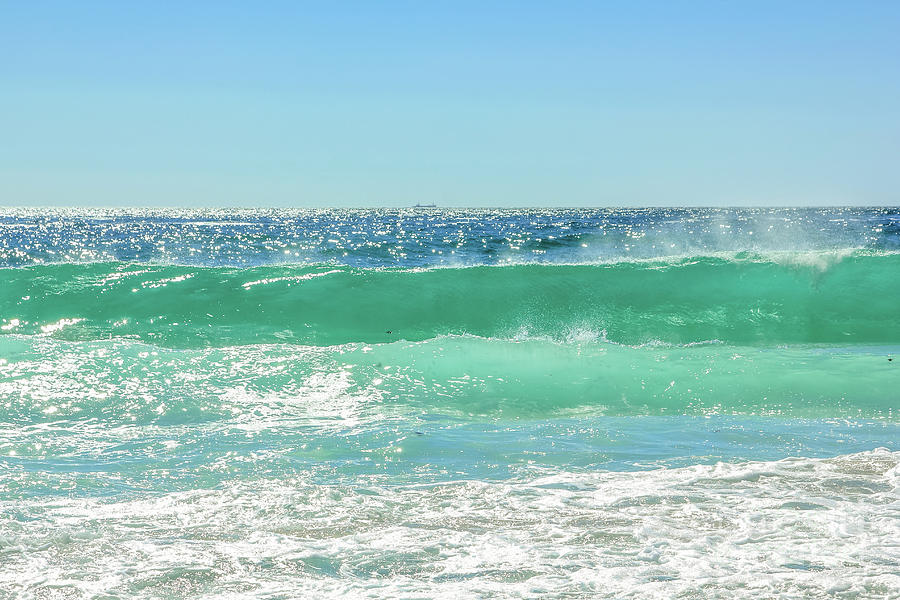 Big Waves Background Photograph