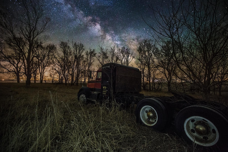 Milky Way Photograph - Big Wheel by Aaron J Groen