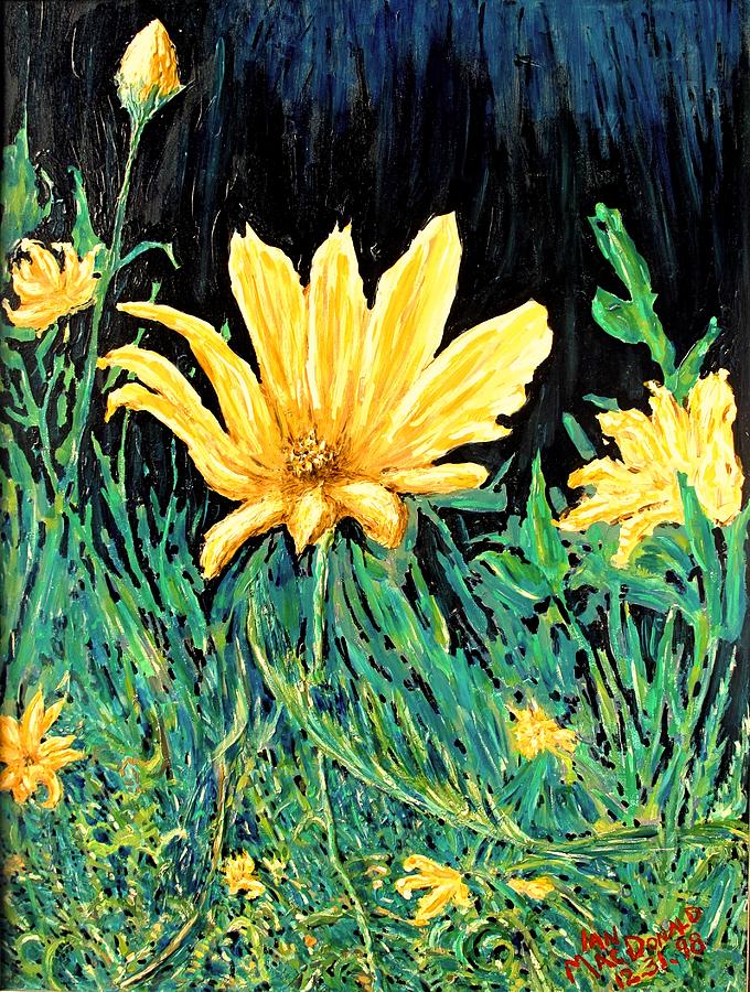 Big Yellow Painting by Ian  MacDonald