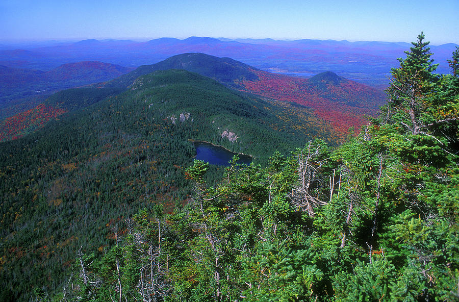 Bigelow Mountain View Over South Horn Pond Photograph