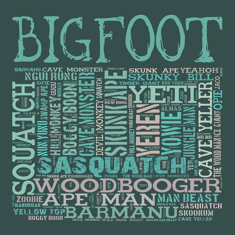 Bigfoot Digital Art by David G Paul