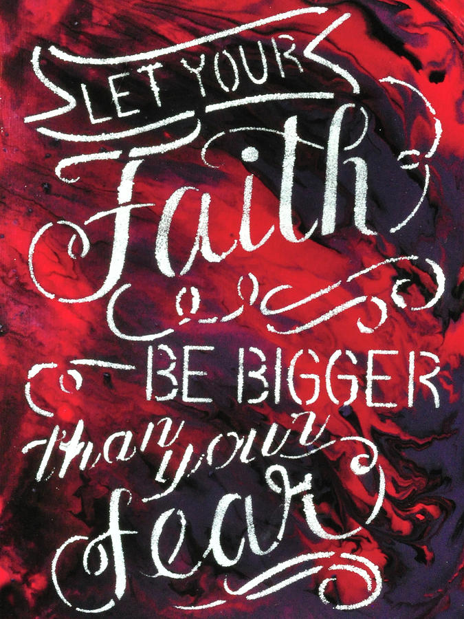 Bigger Faith Painting by Jessie Adelmann