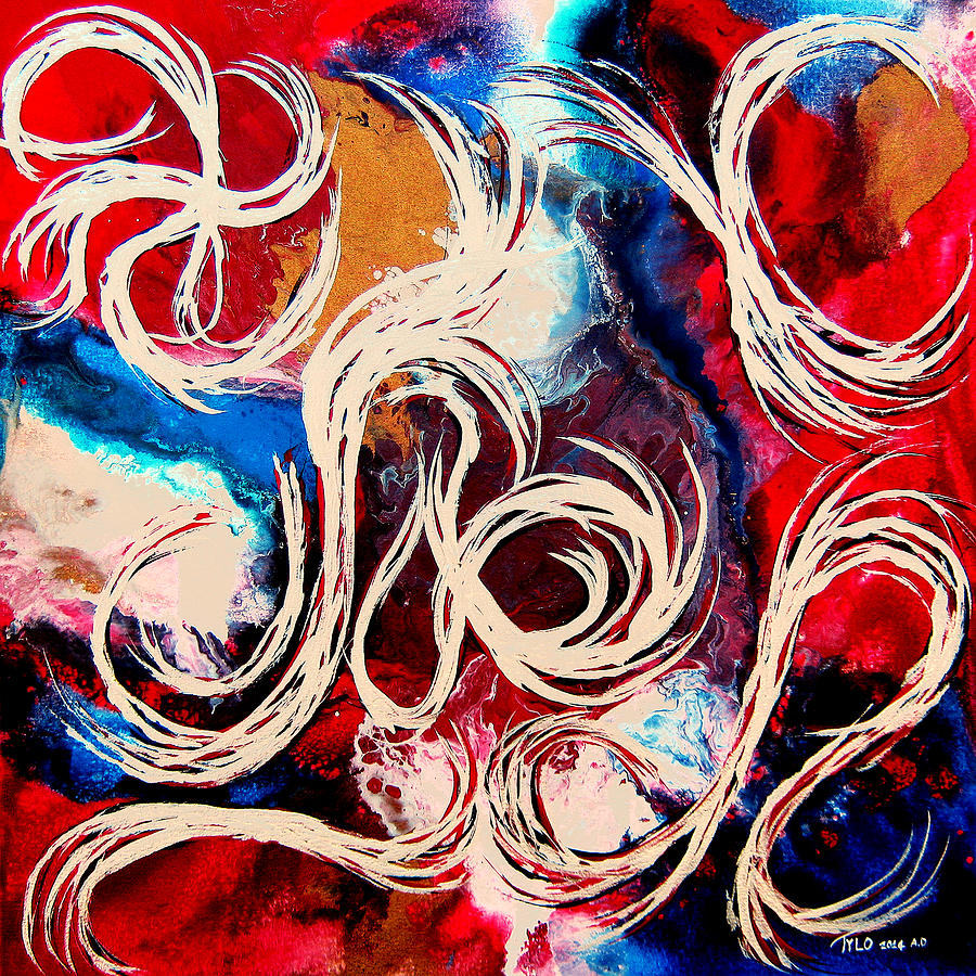 Contemporary Abstract Painting - Bigger by Tylo Jacobs Contemporary Abstract Painting - Bigger by Tylo Jacobs