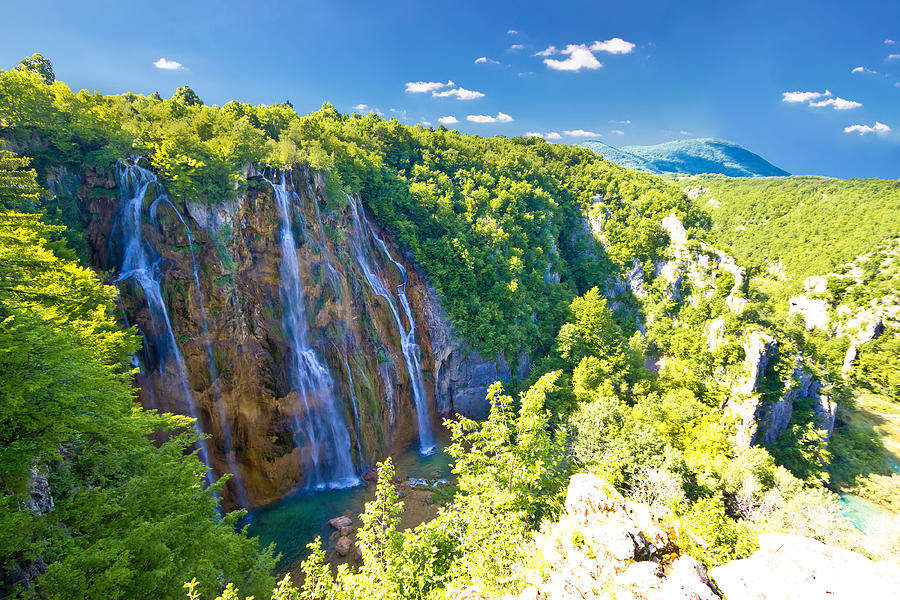 Biggest waterfall in Croatia - Veliki slap Photograph by Brch Photography