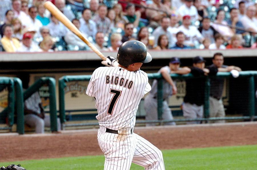 Biggio Swinging Photograph