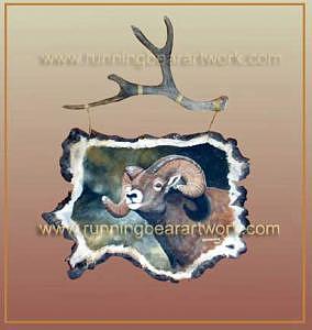 Bighorn Ram Painting by Michael Meissner Bighorn Ram Painting by Michael Meissner