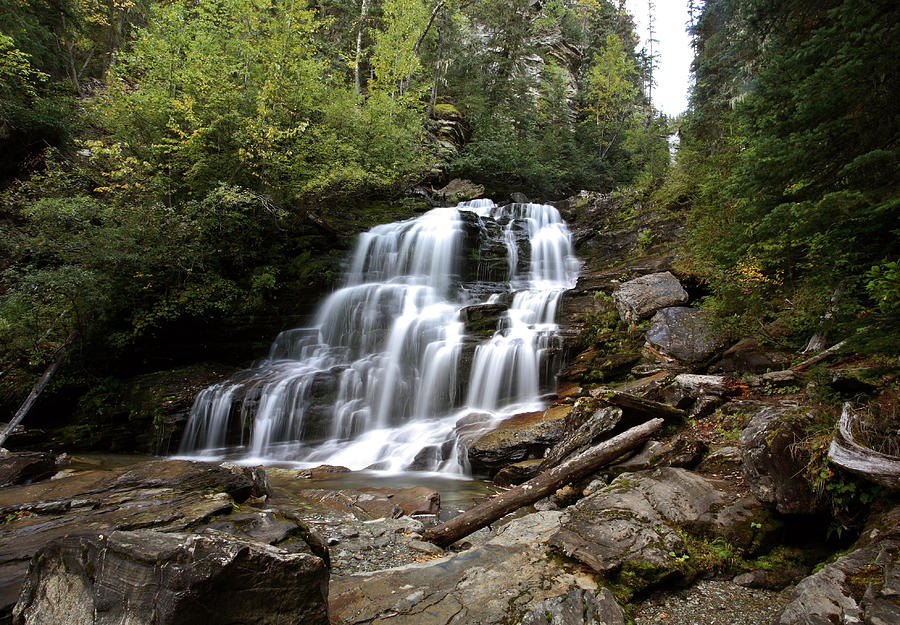 Bijoux Falls in beautiful British Columbia Digital Art by Mark Duffy