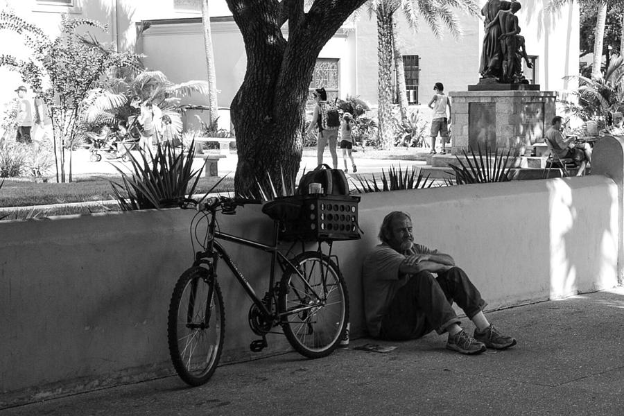 Bike And A Break Photograph