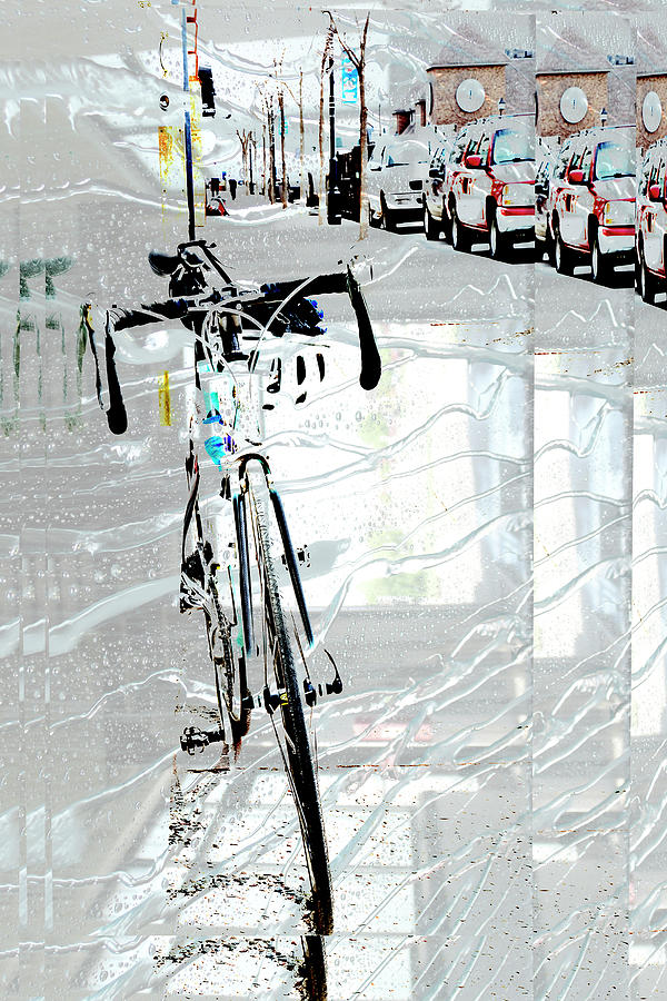 Bike Art In Wayzata Digital Art by Susan Stone