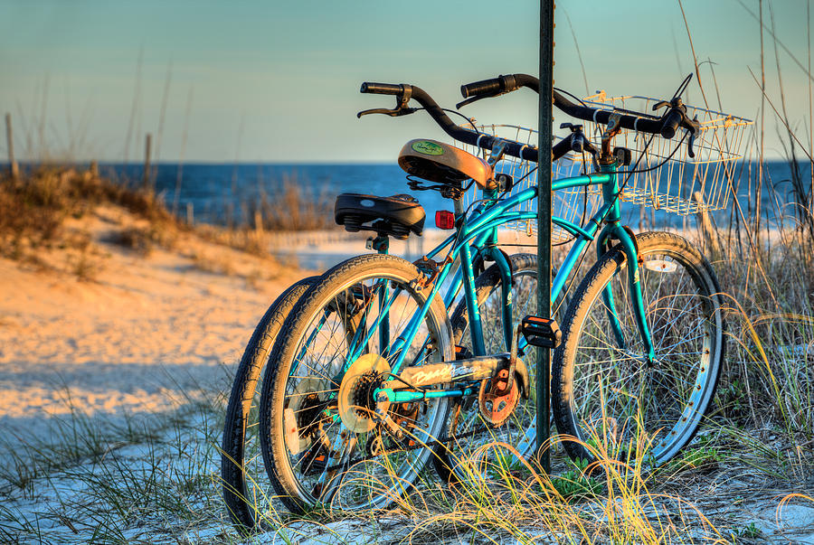 Bike Fort Morgan Beaches Photograph by JC Findley