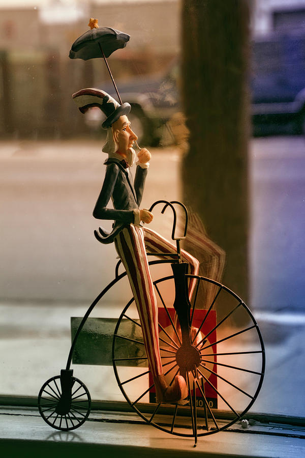 Bike in the WIndow Digital Art by Terry Davis