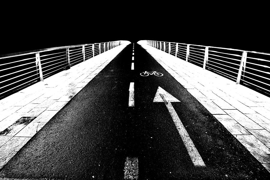 Bike lane bridge Photograph by Ivan Slosar