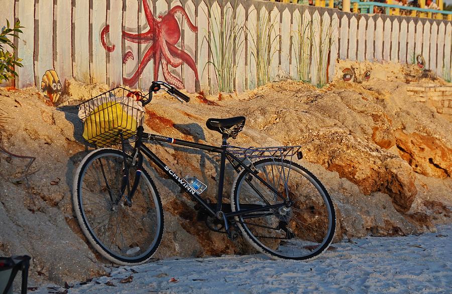 Bike on the Beach Photograph by Michiale Schneider