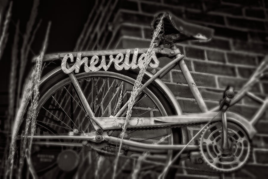 Brick Photograph - Bike Over Chevelles by Greg and Chrystal Mimbs