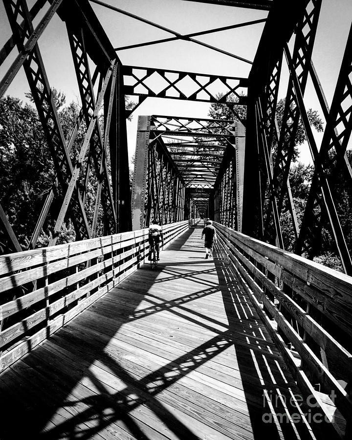 Bike path bridge Photograph by JMerrickMedia - Fine Art America