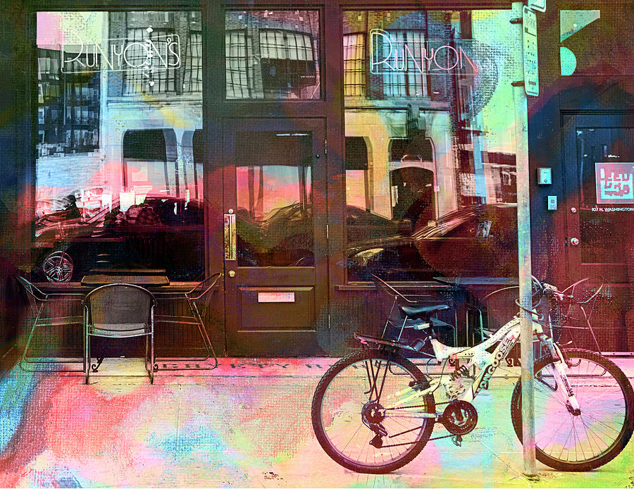 Bike Ride to Runyons Digital Art by Susan Stone
