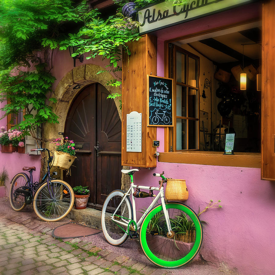 Bike Shop Eguisheim Alsace France_DSC7312_16 Photograph by Greg Kluempers