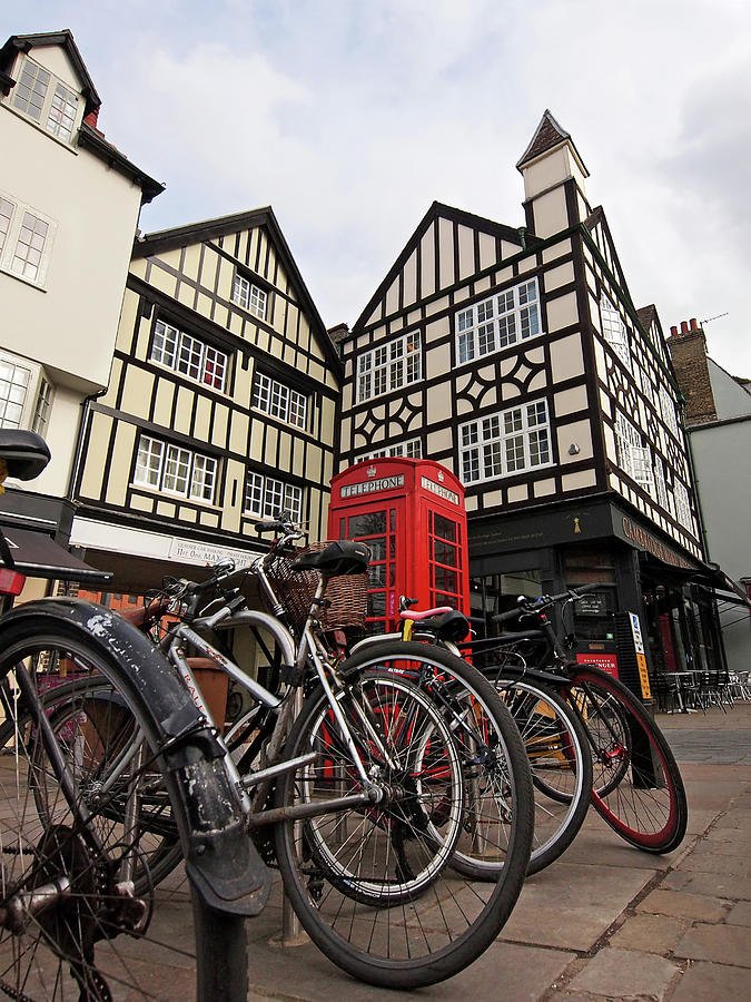 Bikes Galore in Cambridge Photograph by Gill Billington