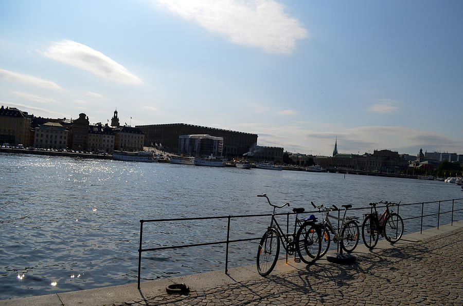 Bikes in Stockholm Photograph by Erik Burg