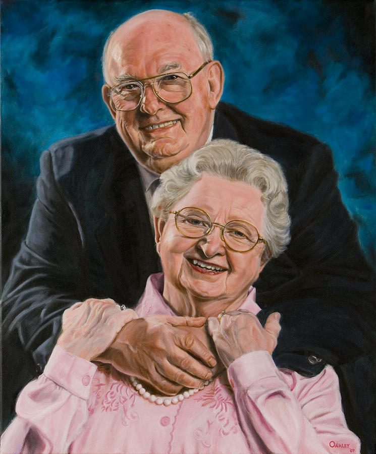 Bill and Kaye Steele Painting by Christopher Oakley - Pixels