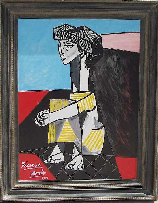 Bill Arnio Painting by Ode to Picasso