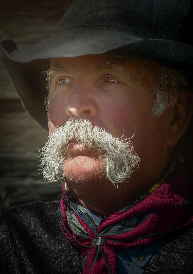 Bill, Cowboy Poet and Artist Photograph by Debra Boucher