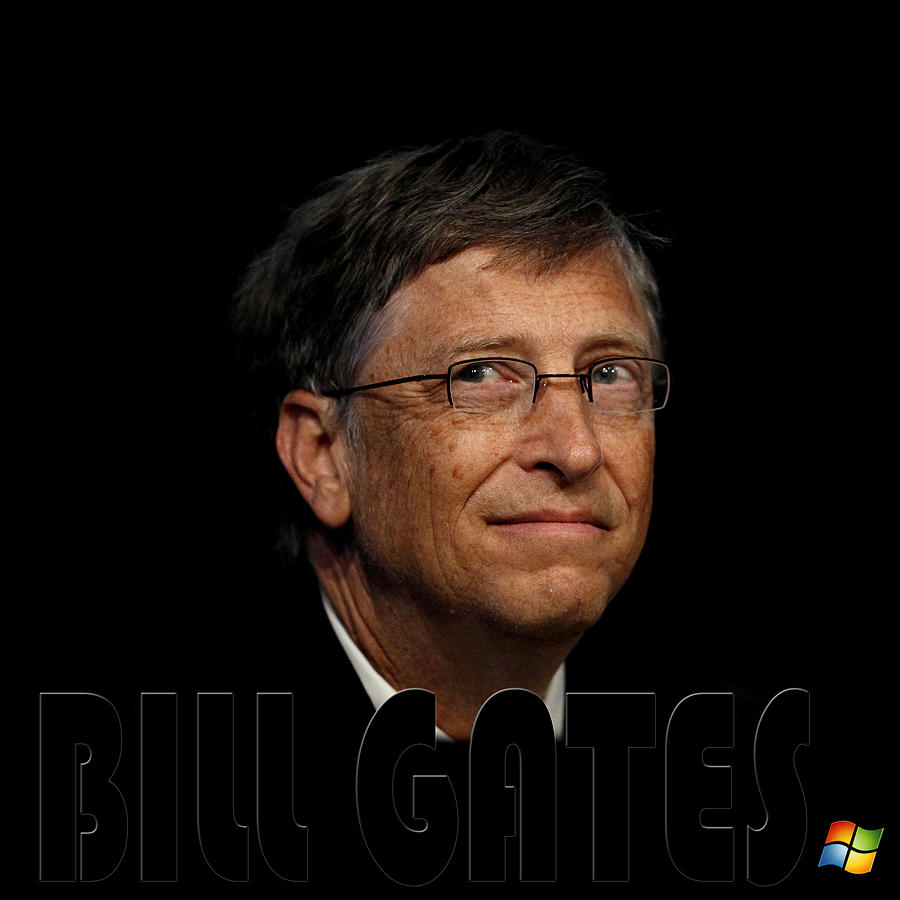 Bill Gates 3 Photograph by Andrew Fare