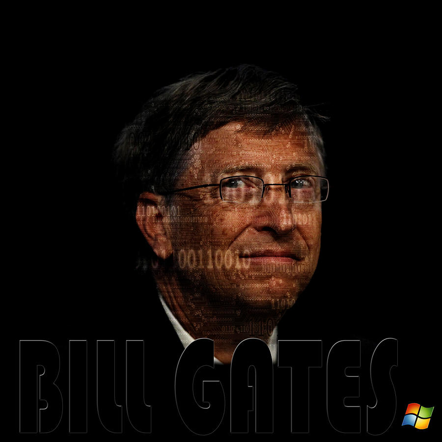 Bill Gates 4 Photograph by Andrew Fare