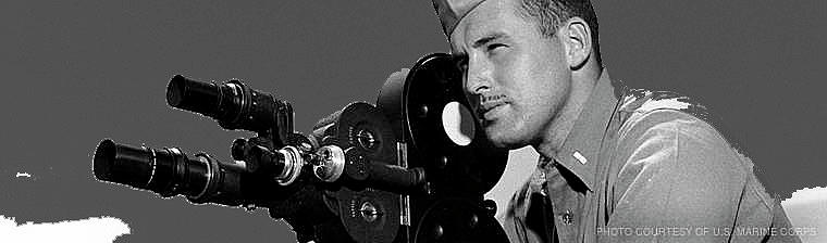 Bill Genaust with his movie camera circa 1945 Photograph by David Lee Guss