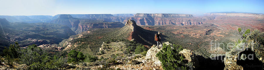 Bill Hall Trail At Monument Point 2 - Grand Canyon Photograph
