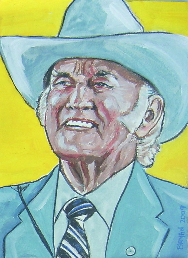 Bill Monroe Painting by Bryan Bustard