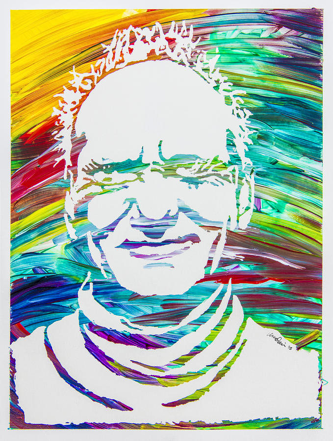 Bill Murray Painting Painting by Ursa Davis - Pixels