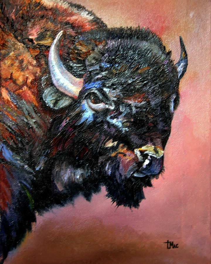 Bill the Buffalo Painting by Terry R MacDonald