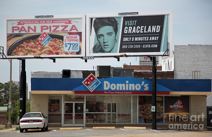 Billboard Memphis Elvis or Pizza  Photograph by Chuck Kuhn