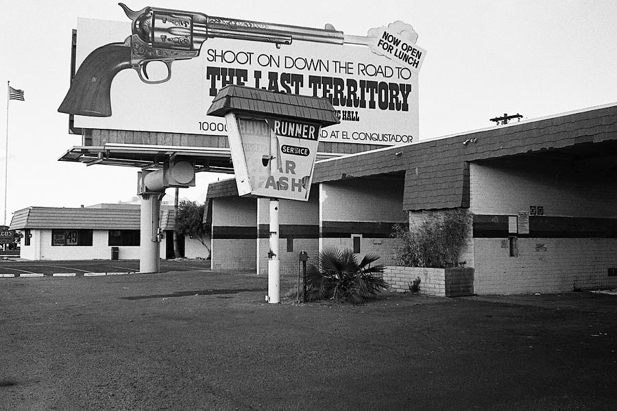 Billboard The Last Territory Tucson Arizona 1987 Photograph by David Lee Guss